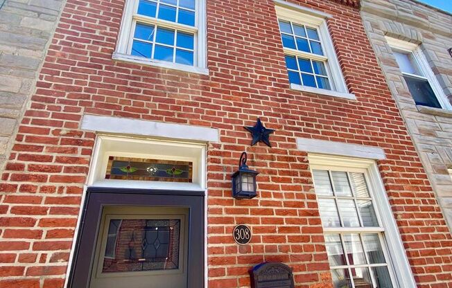 Beautiful 2-Bedroom Fells Point Home ~ One Block from Patterson Park!