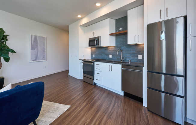 Kitchen with Stainless Steel Appliances