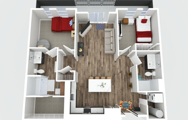 2 beds, 2 baths, 1,012 sqft, $2,450, Unit One11 516