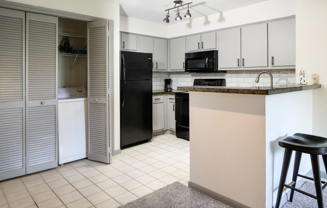 Kitchen gallery at The Grove at White Oak Apartments, The Barvin Group, Houston