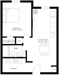 1 bed, 1 bath, 640 sqft, $1,725