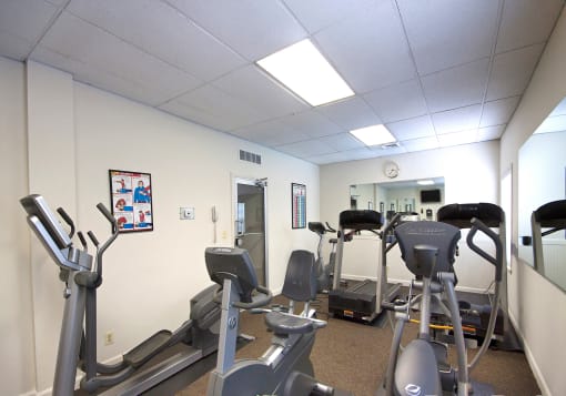 Fitness Center With Modern Equipment at Brittany Apartments, Baltimore, 21208