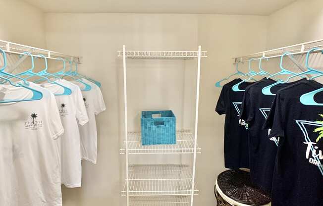 Closet at Tivoli Apartments of Orlando, Oviedo