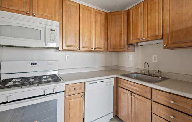 Renovated Kitchen at The Brittany, Washington