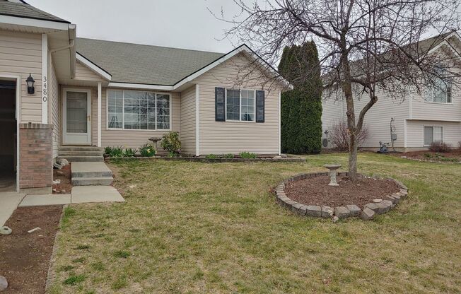 Single Level Home located in the Prairie Falls subdivision of Post Falls