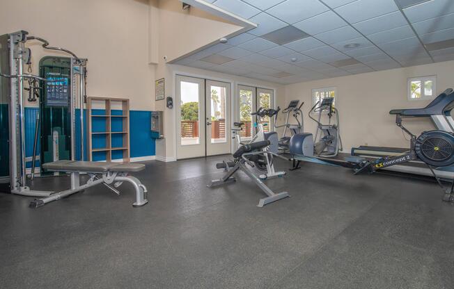 ENJOY THE FITNESS CENTER