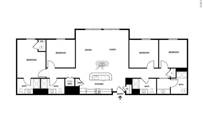 4 beds, 4 baths, 1,408 sqft, $1,578