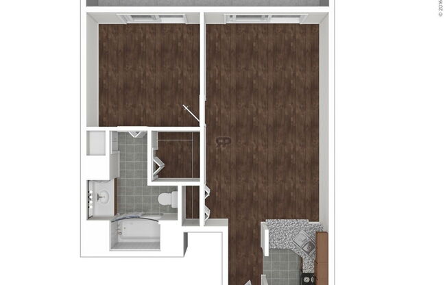 1 bed, 1 bath, 654 sqft, $985