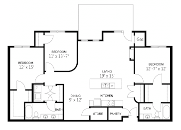 3 beds, 2 baths, 1,503 sqft, $3,280
