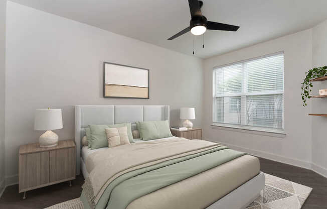 Bedroom with Hard Surface Flooring