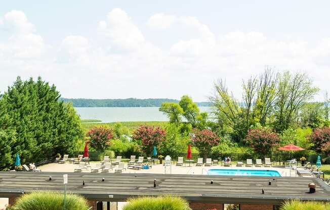 Gorgeous water views at Bridgeyard in Alexandria, VA