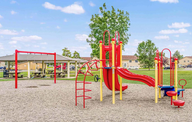 our apartments have a playground for kids to play