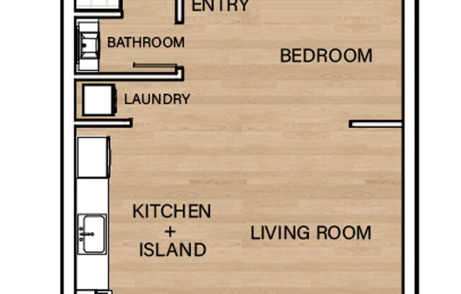 Studio, 1 bath, 500 sqft, $1,625, Unit 2219-120