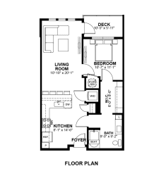 1 bed, 1 bath, 701 sqft, $1,624