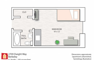 Studio, 1 bath, $1,828, Unit 25
