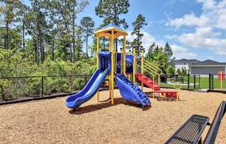 our apartments showcase a playground