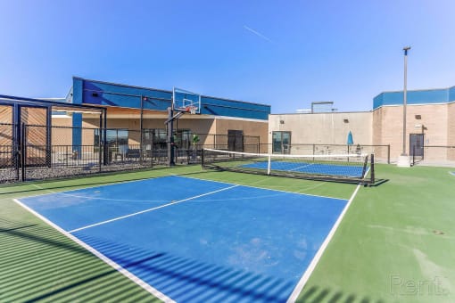 side angle tennis at SevenO2 Main Apartments, Utah, 84101