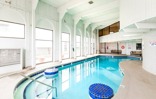 Image of an indoor pool