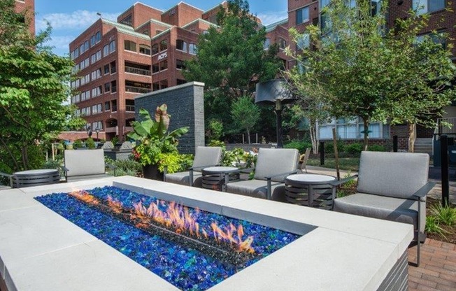 Enjoy Time With Friends Around the Fire Pit in Our Expansive Courtyard