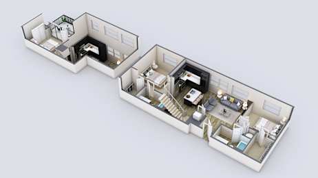 2 beds, 2 baths, 1,258 sqft, $2,648