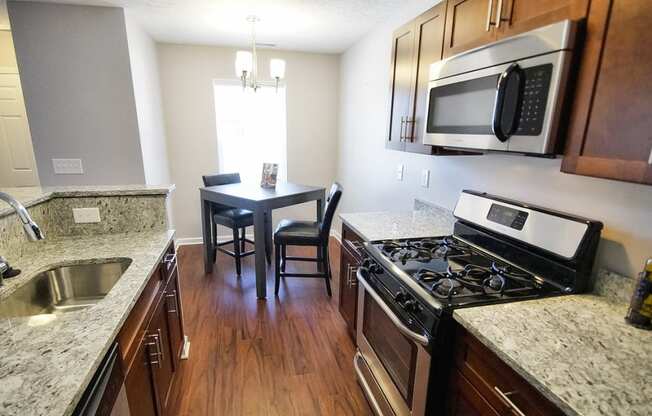 Townhome Kitchen at The Reserves at 1150 Apartments, Integrity Realty LLC, Parma, OH