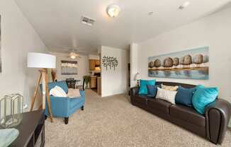 The Bristol Apartments Lawton Oklahoma Living Room Interior IV