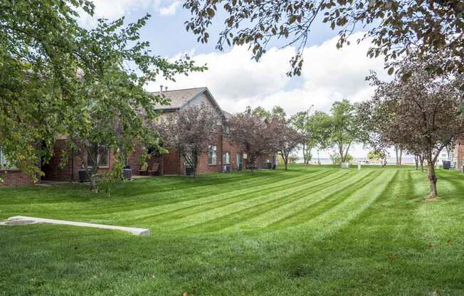 Greenspace around Southwind Villas in southwest Omaha in La Vista, NE, 68128