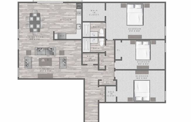 3 beds, 2 baths, 1,420 sqft, $2,785