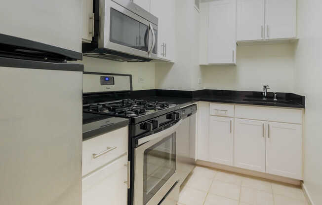 Kitchen with Stainless Steel Appliances