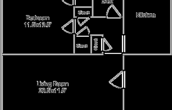 1 bed, 1 bath, 518 sqft, $1,525