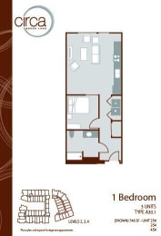 1 bed, 1 bath, $1,964