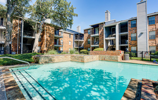 our apartments at the district feature a large swimming pool