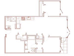 2 beds, 2 baths, 992 sqft, $3,272