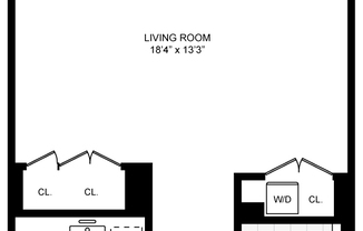Studio, 1 bath, 505 sqft, $3,995, Unit 6M