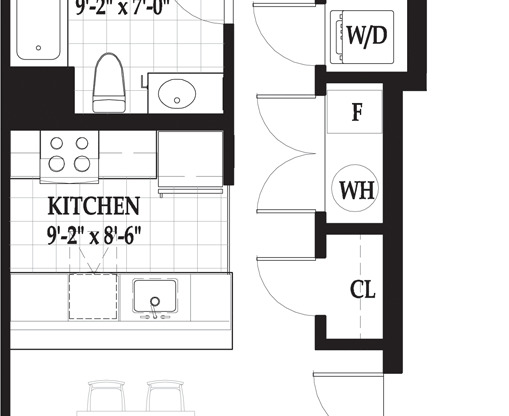 1 bed, 1 bath, 910 sqft, $3,640, Unit 704