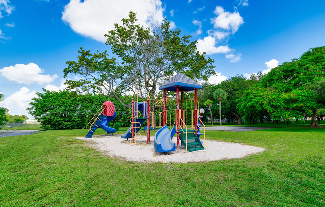 Playground with slides Halcyon Apartments