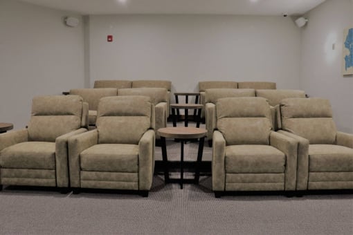 Movie Theatre at Rivers Edge Apartments, Minnesota, 55330