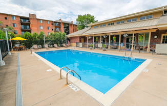 the swimming pool at our hotel
