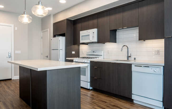 Kitchen with Stainless Steel Appliances