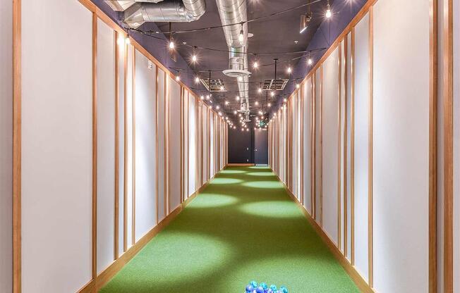 Indoor Bocce Ball at F11 Luxury Apartments in San Diego, CA