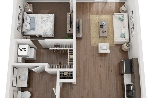 1 bed, 1 bath, 703 sqft, $1,580, Unit 4 - 259