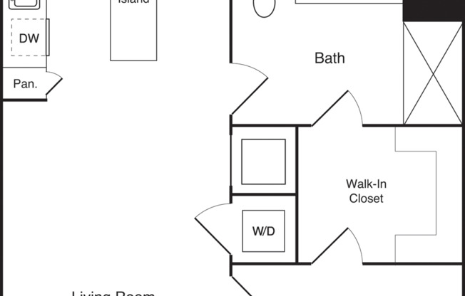 1 bed, 1 bath, 759 sqft, $2,715, Unit 1031