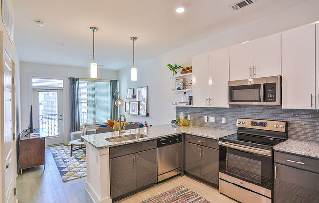 Model Kitchen at Link Apartments® Montford, Charlotte