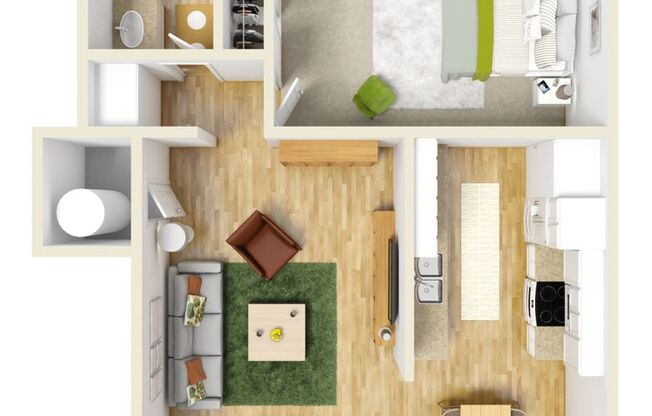 1 bed, 1 bath, 800 sqft, $2,375, Unit 1T