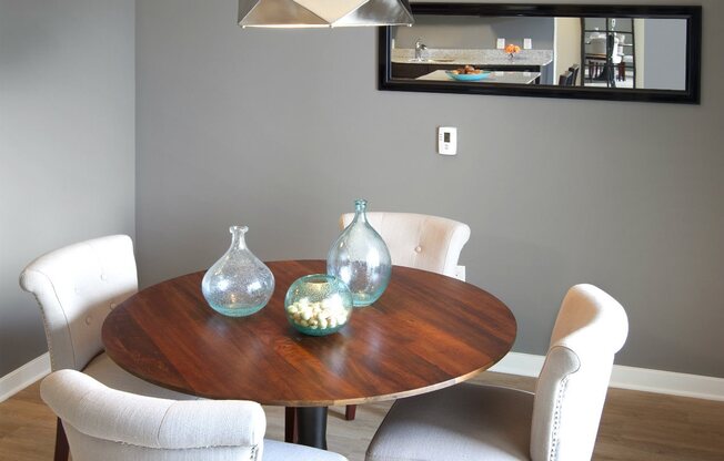 Round Table and Nice Chairs at The Waverly at Neptune