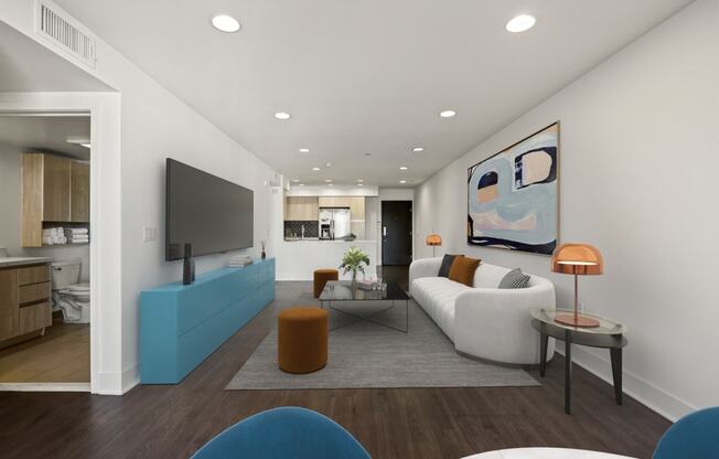 Living Room looking into Kitchen