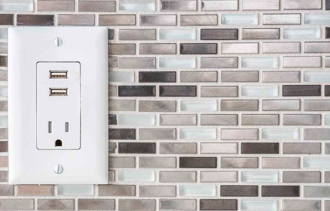 Tech savvy homes featuring USB wall outlets