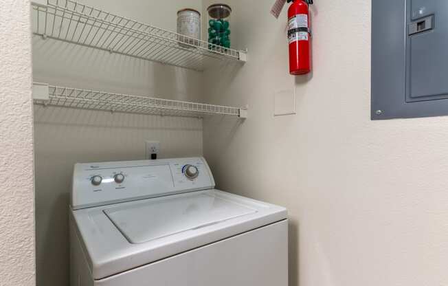 In-unit laundry room at Barton Farms in Greenwood, IN 46143