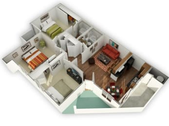 3 beds, 2 baths, 1,128 sqft, $1,892