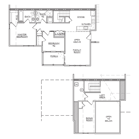 Floor Plan TWO BEDROOM APARTMENTS